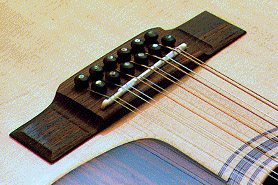 Подставка двенадцатиструнной гитары